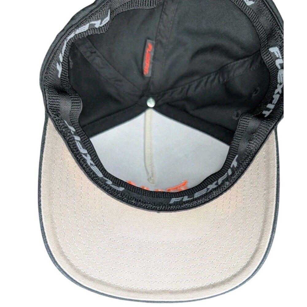 Fly Racing Flex-Fit Powder Crew Hat Small - Orange - Picture 8 of 10